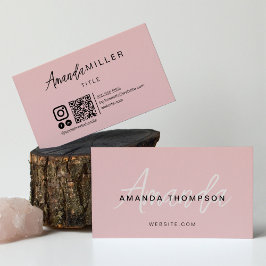 Instagram モダン Facebook QRコードソーシャルメディア 名刺