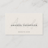 Instagram モダン Facebook QRコードソーシャルメディア 名刺 (正面)