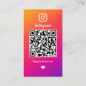 Instagram 名刺 (裏面)