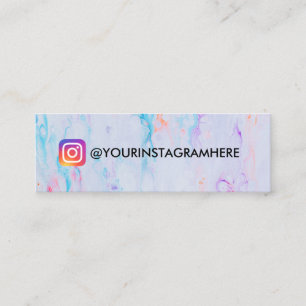 instagram 絵を描(ばちゃばちゃ)跳ねる スキニー名刺