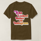 Instagram 1の方が似合った tシャツ (デザイン正面)