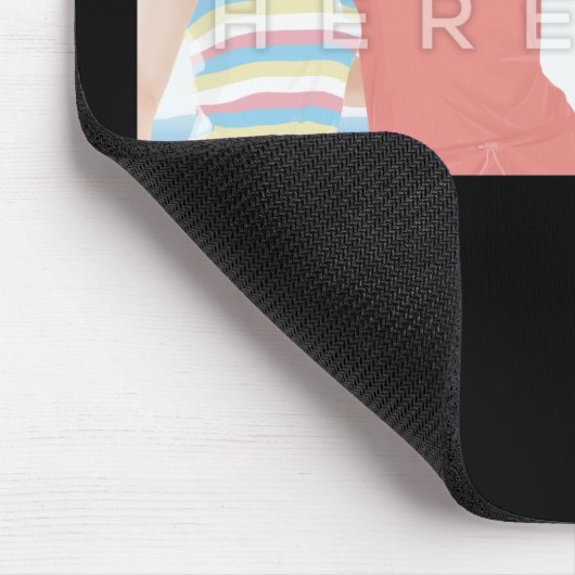 Instagram 2写真のパーソナライズでカスタムなマウスパッド マウスパッド (コーナー)