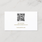 Instagram 3フォトソーシャルメディアQR 名刺 (裏面)