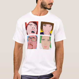 Instagram 4の写真の人のカスタムなワイシャツのデザイン tシャツ