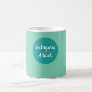 Instagram addict mug コーヒーマグカップ