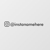 instagram business social media window carデカール ウィンドウサイン (シート)