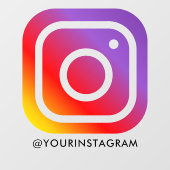 instagram business social media window carデカール ウィンドウサイン (シート)