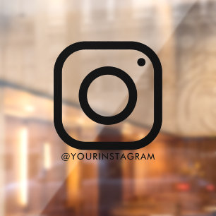 instagram business social media window carデカール ウィンドウサイン