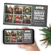 Instagram Chalkboard 6フォトコラージュ シーズンカード