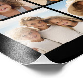 Instagram Collageと9写真 フォトプリント (角)