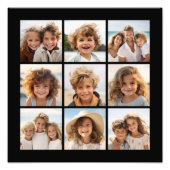 Instagram Collageと9写真 フォトプリント (正面)