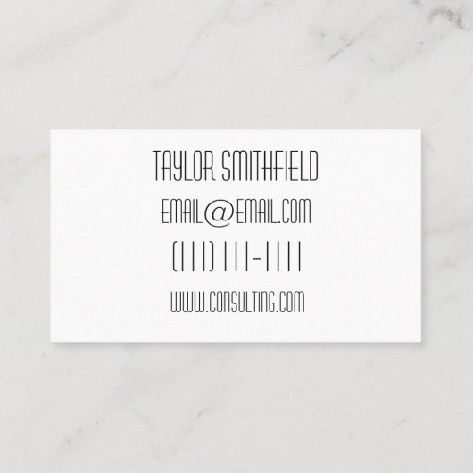 Instagram Facebookのツイッター名刺 名刺 (裏面)