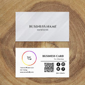 Instagram FacebookアイコンQrコードプロフィール写真 名刺