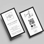 Instagram FacebookソーシャルメディアミニマリストQRコード 名刺<br><div class="desc">Instagramの紹介FacebookソーシャルメディアのミニマルなQRコードの名刺,中小企業やプロフェッショナルのために特別に設計。これらの垂直の名刺はモダンミニマルなデザインを誇り、プロはっきりしたフェッショナリズムとスタイルについての声明を作る。クリーンな白と黒の配色はあなたのブランディングに洗練と男性的なtouchを追加する。名刺の特徴の一つは、内蔵QRコードである。QRコー感謝していドジェネレータには、これらのカードは潜在的なクライアントが容易にInstagramとFacebookのプロファイルにアクセスし連絡て、ソーシャルメディア上でビジネスとつながるプロセスを合理化する。あなたはもしは、ブランドのアイデンティティーに合ったプロフェッショナルとビジネスお洒落カードのデザインを探し、これらの白と黒の名刺は理想的な選択である。これらのミニマリストの名刺を使用して、強い印象を与え、プロフェッショナルの存在感を高モダンめる。</div>