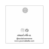 Instagram Facebook ソーシャルメディアと繋がろう ラバースタンプ (インプリント)