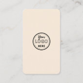 Instagram Facebook QrコードとBohoを接続 名刺 (裏面)