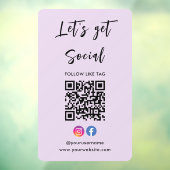 Instagram Facebook Qrコードパープルとの接続 ウィンドウサイン (シート3)