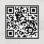 Instagram Facebook QRコード表示 ビジネスカード (裏面)