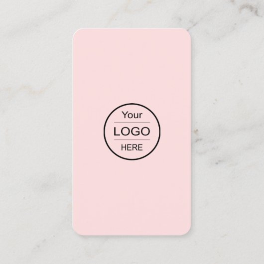 Instagram Facebook QRコード |のPink名刺 名刺 (裏面)