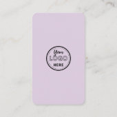 Instagram Facebook QrコードUs Purpleと接続 名刺 (裏面)