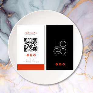 Instagram Facebook YouTubeソーシャルメディアQRコード 名刺