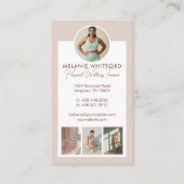 Instagram Fitness Personal Trainer Photo QR Code 名刺 (正面)