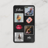 Instagram Follow Me Photo   Business Card 名刺 (裏面)