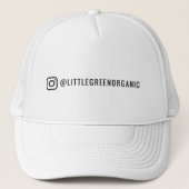 Instagram Hat | Your Instagram Name Trucker Hat キャップ (正面)