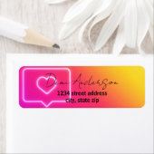 Instagram Influencer差出人住所ラベル ラベル (インサイチュ)