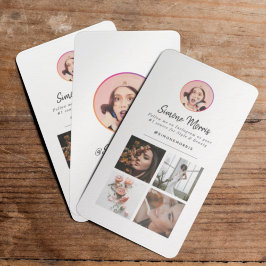 Instagram Photo Collageスクリプトモダンソーシャルメディア コーリングカード