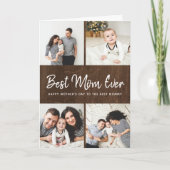 Instagram Photo Collage母の日のカードfor Mom カード (正面)