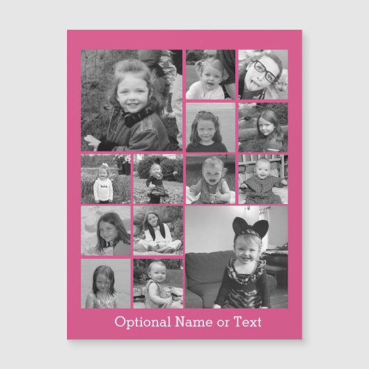 Instagram Photo Collage – 最大14枚ピンク (正面)