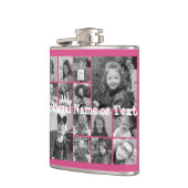 Instagram Photo Collage – 最大14枚ピンク フラスク (左)