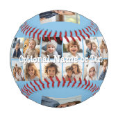 Instagram Photo Collage – 最大14枚ブルー 野球ボール (正面)