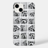 Instagram Photo Collage – 最大18枚の写真黒 Case-Mate iPhoneケース (裏面)