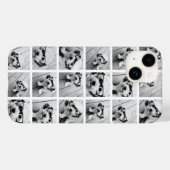 Instagram Photo Collage – 最大18枚の写真黒 Case-Mate iPhoneケース (裏面 (横))