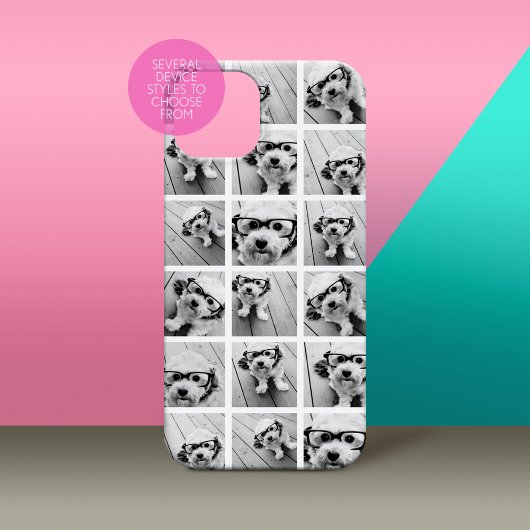 Instagram Photo Collage – 最大18枚の写真黒 Case-Mate iPhoneケース