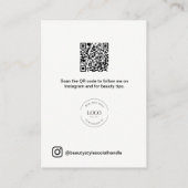 Instagram Photo Collage Beauty Social Media logo 名刺 (裏面)