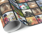 Instagram Photo Collage Christmasの作成 ラッピングペーパー (ロールコーナー)