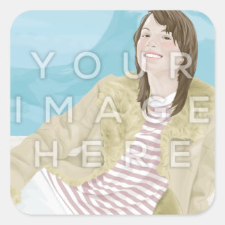 Instagram Photo Squareイメージステッカー スクエアシール