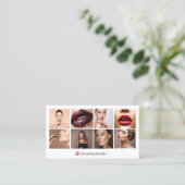 instagram photographer 8写真qrコーミニマルド 名刺 (スタンド正面)