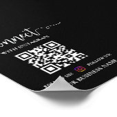 Instagram QRコードサイン | Instagramに参加しよう ポスター (角)