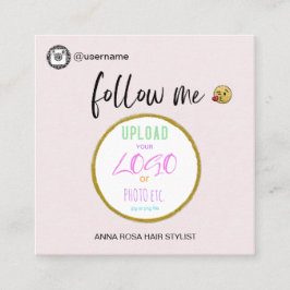 *~* INSTAGRAM ~ qrコードソーシャルメディアロゴの四角形  スクエア名刺