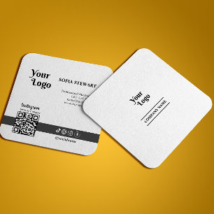 Instagram Qrコードソーシャルモダンメはっきりしたディア後を追ー スクエア名刺