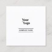 Instagram Qrコードソーシャルモダンメはっきりしたディア後を追ー スクエア名刺 (正面)