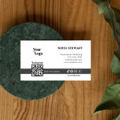 Instagram Qrコードソーシャルモダンメはっきりしたディア後を追ー 名刺