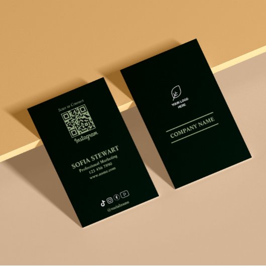 Instagram Qrコードソーシャルモダンメはっきりしたディア後を追ー 名刺