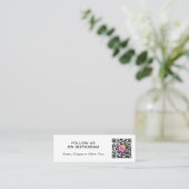 Instagram QRコードプロモーション スキニー名刺 (スタンド正面)