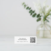 Instagram QRコードプロモーション スキニー名刺 (スタンド正面)