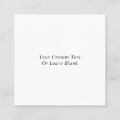 Instagram QRコードプロモーション スクエア名刺 (裏面)